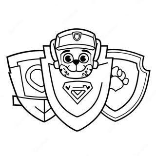 Pagina Para Colorear De Las Insignias De Paw Patrol 53648-44720