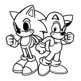 Pagina Para Colorear De Sonic Y Mario 5382-4308