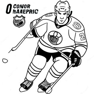 Pagina Para Colorear De Connor Mcdavid 53868-44904