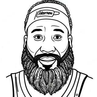 Pagina Para Colorear De James Harden 53898-44910