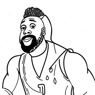 Pagina Para Colorear De James Harden 53898-44912