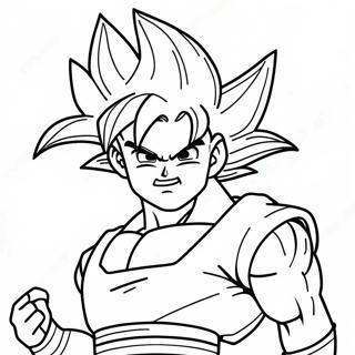 Pagina Para Colorear De Goku Super Saiyan Volando 53959-44968