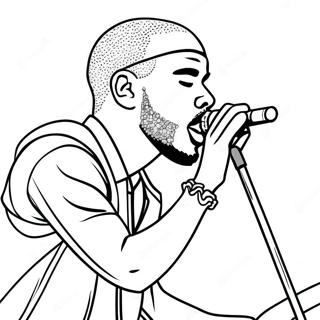 Frank Ocean Páginas Para Colorear