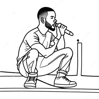 Pagina Para Colorear De Frank Ocean Actuando En Vivo 54029-45015