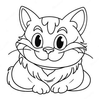 Pagina Para Colorear Del Gato De Cheshire Caprichoso 5403-4325