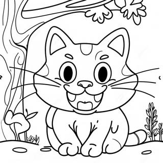 Pagina Para Colorear Del Gato De Cheshire Caprichoso 5403-4328