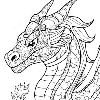 Pagina Para Colorear De La Cabeza De Dragon 54048-45051