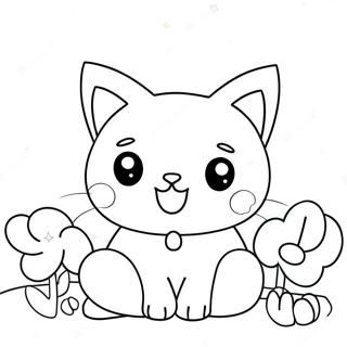 Gato De Caramelo Poppy Playtime Páginas Para Colorear