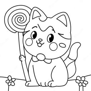 Pagina Para Colorear De Candy Cat Poppy Playtime 54531-45386