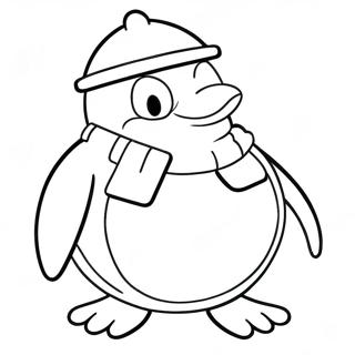 Club Penguin Páginas Para Colorear