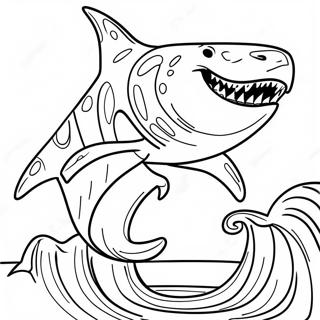 Pagina Para Colorear De Megalodon Monstruo De Jam 54621-45459