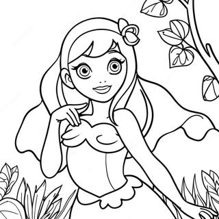 Pagina Para Colorear De Flora De Winx Club En La Naturaleza 54712-45538