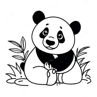 Pagina Para Colorear De Panda Jugueton De Wwf 54742-45563