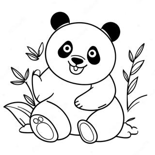 Pagina Para Colorear De Panda Jugueton De Wwf 54742-45564