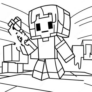 Pagina Para Colorear De Minecraft Genial 54751-45572