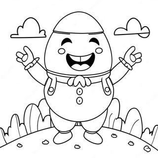 Pagina Para Colorear De Humpty Dumpty Colorido 54762-45582