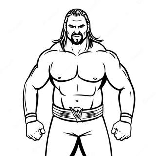 Pagina Para Colorear De La Wwe 5502-4402