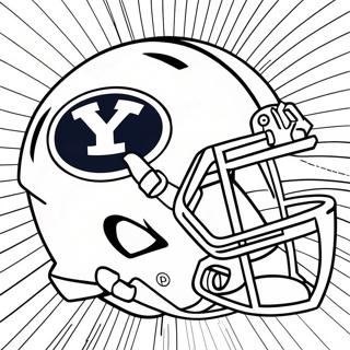 Pagina Para Colorear Del Logo De Futbol De Byu 55101-45831