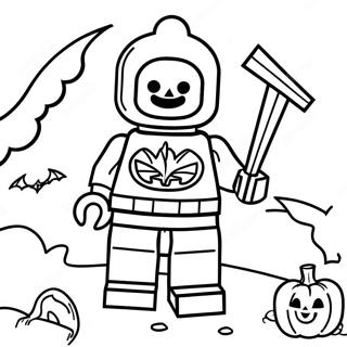 Pagina Para Colorear De Halloween De Lego 55121-45863