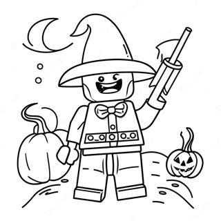 Pagina Para Colorear De Halloween De Lego 55121-45864