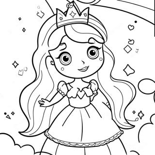 Pagina Para Colorear De La Princesa Arcoiris 55161-45903