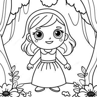 Pagina Para Colorear De Amelia En Un Bosque Magico 55172-45907