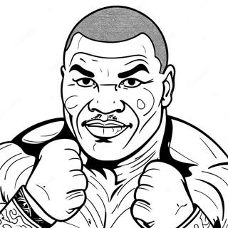 Pagina Para Colorear De Mike Tyson 55231-45951