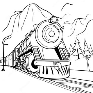 Pagina Para Colorear De El Expreso Polar 55391-46082