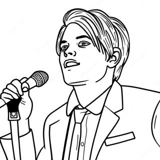 Pagina Para Colorear De Gerard Way En Concierto 55572-46221