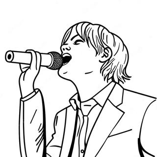 Pagina Para Colorear De Gerard Way En Concierto 55572-46223