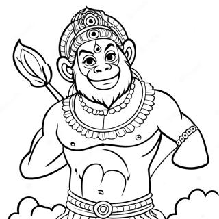 Pagina Para Colorear De Hanuman 56011-46563