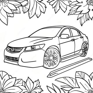 Pagina Para Colorear De Un Honda Accord Deportivo 56052-46602