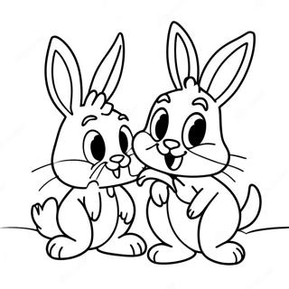 Pagina Para Colorear De Bugs Bunny Y Lola Enamorados 56081-46630