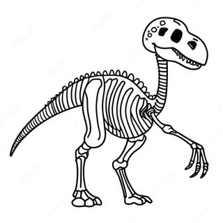 Pagina Para Colorear De Esqueleto De Dinosaurio De Rayos X 56122-46657