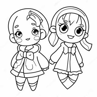 Pagina Para Colorear De Personajes Adorables De Gacha Life 562-449