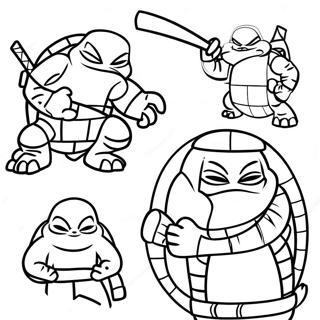 Pagina Para Colorear De Las Tortugas Ninja 56321-46823