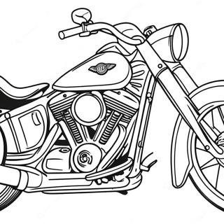 Pagina Para Colorear De Motocicleta Clasica Harley Davidson 56362-46848