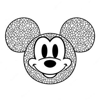 Pagina Para Colorear De Orejas De Mickey Brillantes 56372-46858