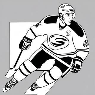 Pagina Para Colorear De Un Jugador De Los Carolina Hurricanes Patinando 56542-46997