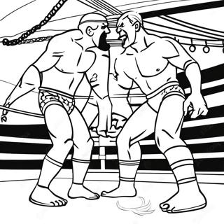 Pagina Para Colorear De Luchadores De Aew En Accion 56852-47247