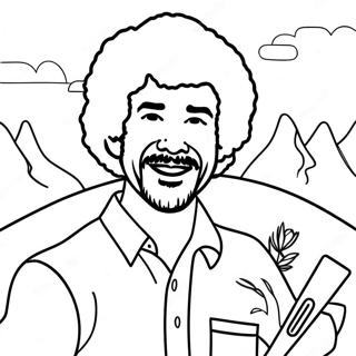 Pagina Para Colorear De Bob Ross 56931-47304