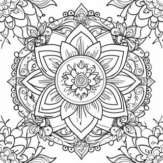 Pagina Para Colorear De Mandala De Flor De Loto 56951-47320