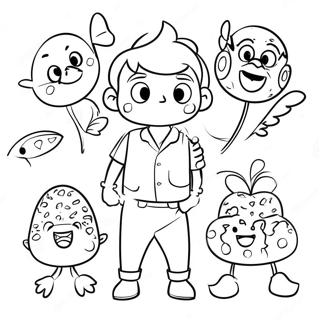 Pagina Para Colorear De Los Encantadores Personajes De Kevin Henkes 57093 47500