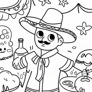 Pagina Para Colorear De La Celebracion Del Cinco De Mayo 57112-47441