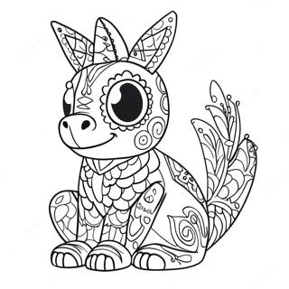 Pagina Para Colorear De Los Alebrijes De Coco 57132-47460