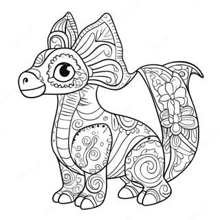 Pagina Para Colorear De Los Alebrijes De Coco 57132-47536