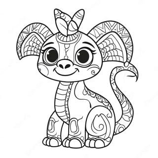 Pagina Para Colorear De Los Alebrijes Coloridos De Coco 57133-47461