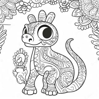 Pagina Para Colorear De Los Alebrijes Coloridos De Coco 57133-47462