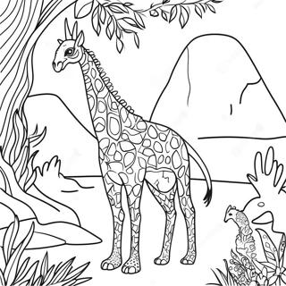 Pagina Para Colorear Del Reino Animal En Puntillismo 57173 47568