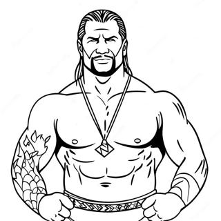 Pagina Para Colorear De Wwe 57242-47611